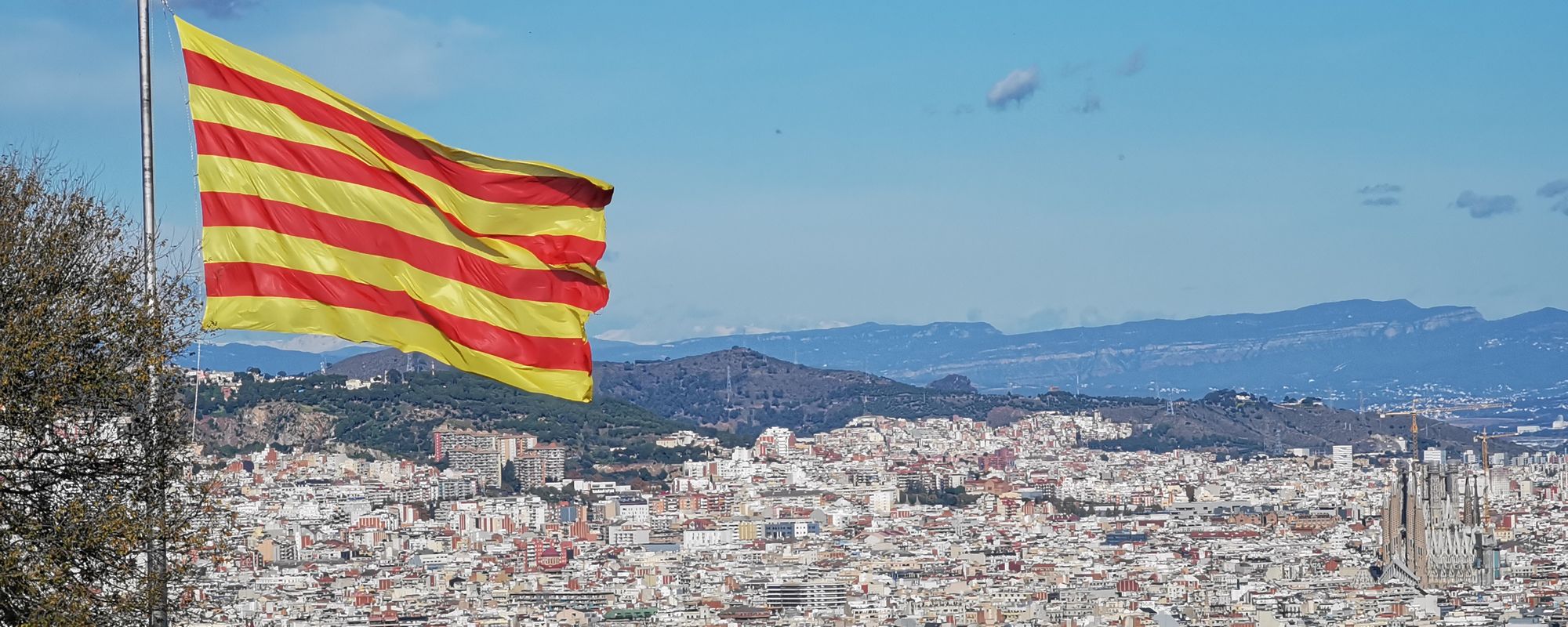 Barcelona, văzută de pe castelul Montjuic