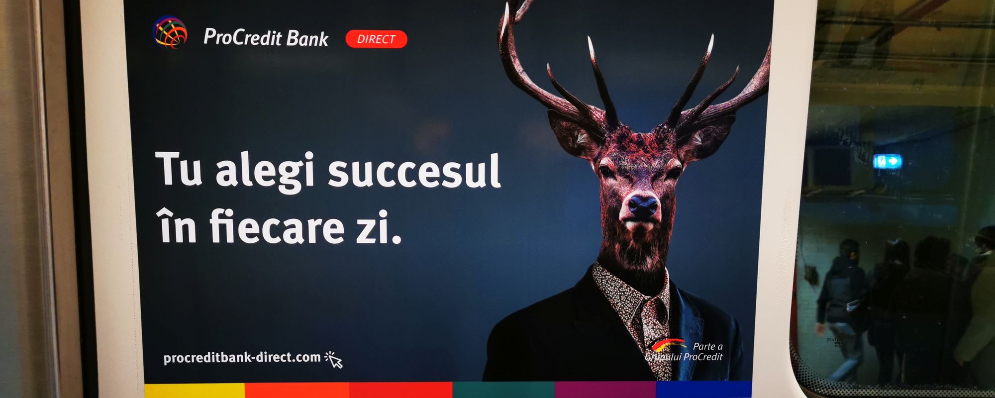 Cerbul ăla e publicitar, la pariu.