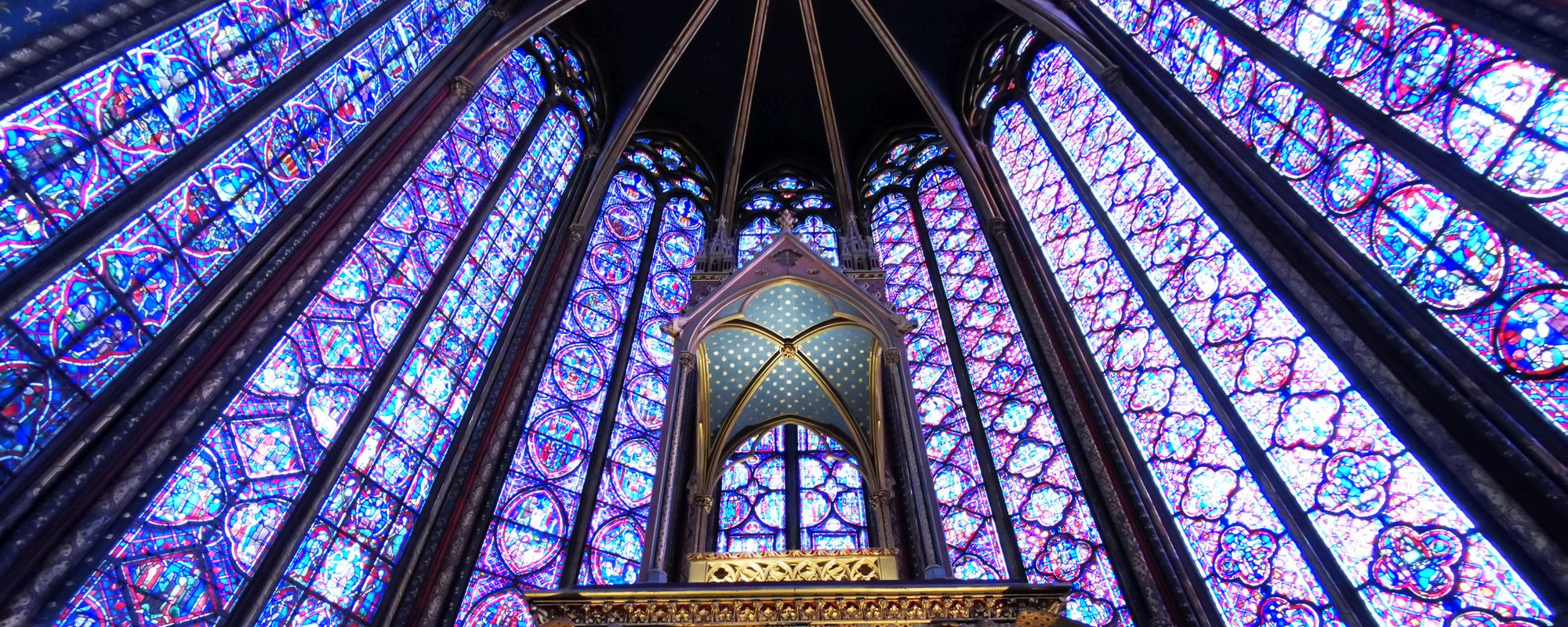 Sainte-Chapelle din Paris. Ce făceau ăia pe la 1200-ish.